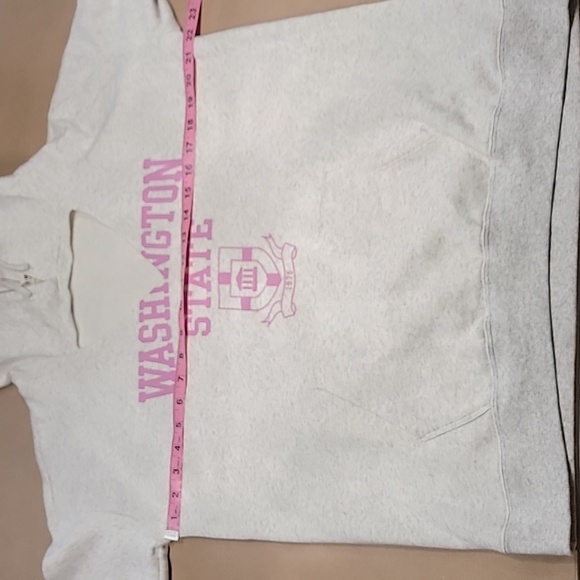 Garage Size L Washington State University Gray w/ Pink Hoodie Cutout Front, NEW - Picture 7 of 12